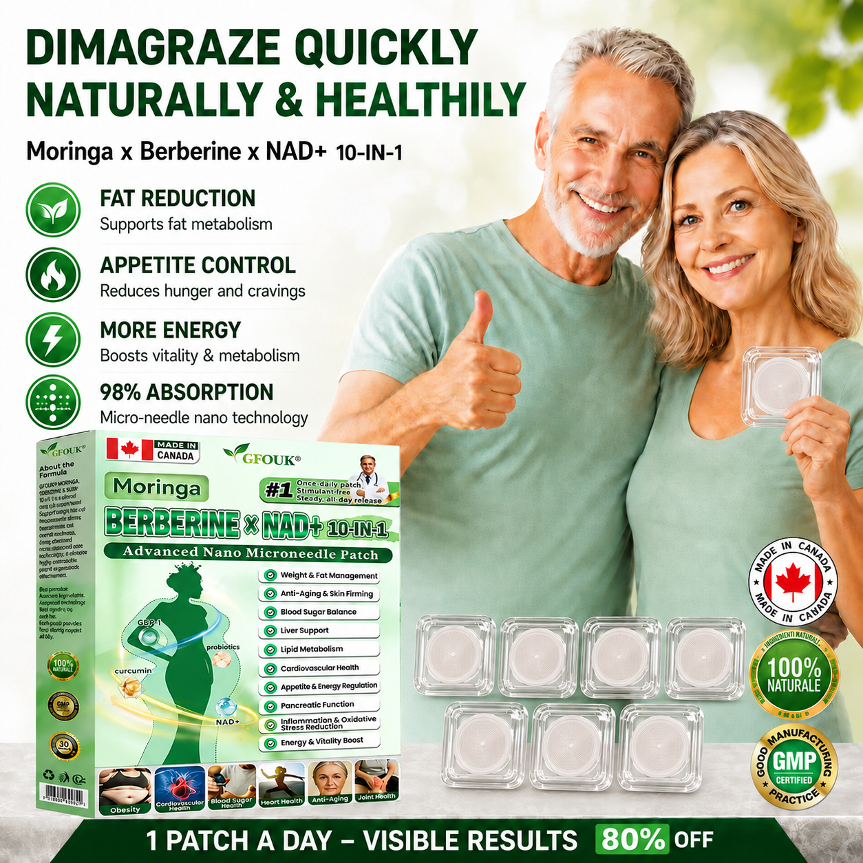𝐎𝐟𝐟𝐢𝐜𝐢𝐚𝐥 𝐒𝐭𝐨𝐫𝐞 🇨🇦 |👨‍⚕️💗𝐆𝐅𝐎𝐔𝐊® 𝑴𝒐𝒓𝒊𝒏𝒈𝗮 · 𝗕𝗲𝗿𝗯𝗲𝗿𝙞𝙣𝙚 × 𝙉𝘼𝐃+ 𝟏𝟎-𝐢𝐧-𝟏 𝗔𝗱𝘃𝗮𝗻𝗰𝙚𝙙 𝙉𝙖𝙣𝙤 𝙈𝙞𝙘𝙧𝙤𝙣𝙚𝙚𝐝𝐥𝐞 𝐏𝐚𝐭𝙘𝙝 🇨🇦(𝐉𝐮𝐬𝐭 𝐨𝐧𝐜𝐞 𝐚 𝐝𝐚𝐲, 𝐯𝐢𝐬𝐢𝐛𝐥𝐞 𝐜𝐡𝐚𝐧𝐠𝐞𝐬 𝐢𝐧 𝟕 𝐝𝐚𝐲𝐬）✅ 𝐅𝐨𝐫 𝐨𝐛𝐞𝐬𝐢𝐭𝐲, 𝐥𝐨𝐨𝐬𝐞 𝐬𝐤𝐢𝐧,𝐝𝐢𝐚𝐛𝐞𝐭𝐞𝐬, 𝐬𝐥𝐞𝐞𝐩 𝐚𝐩𝐧𝐞𝐚, 𝐣𝐨𝐢𝐧𝐭 𝐢𝐬𝐬𝐮𝐞𝐬, 𝐚𝐧𝐝 𝐦𝐨𝐫𝐞