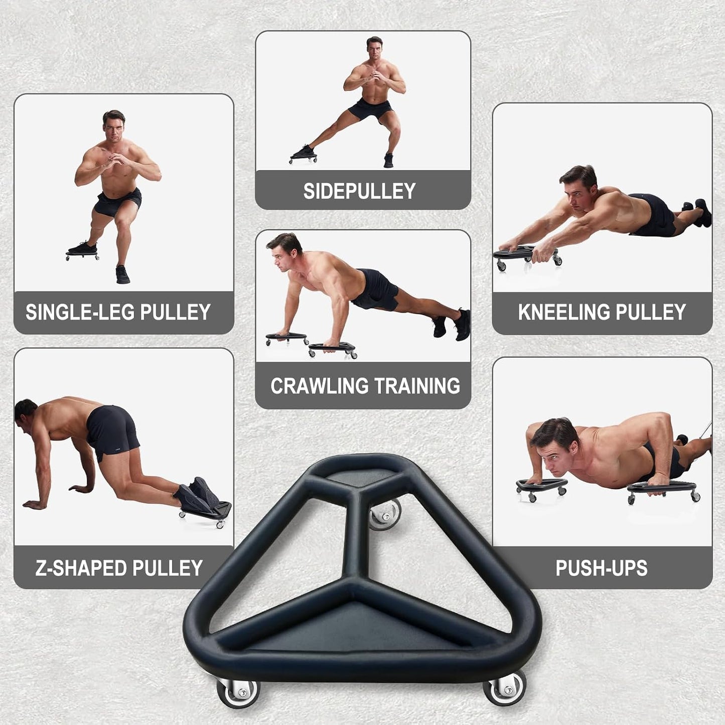 Ab Roller Wheel for Core Workout – Extra-Wide Ab Exercise Equipment for Abs, Arms & Back