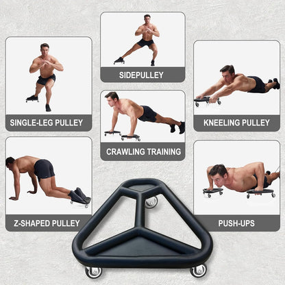 Ab Roller Wheel for Core Workout – Extra-Wide Ab Exercise Equipment for Abs, Arms & Back