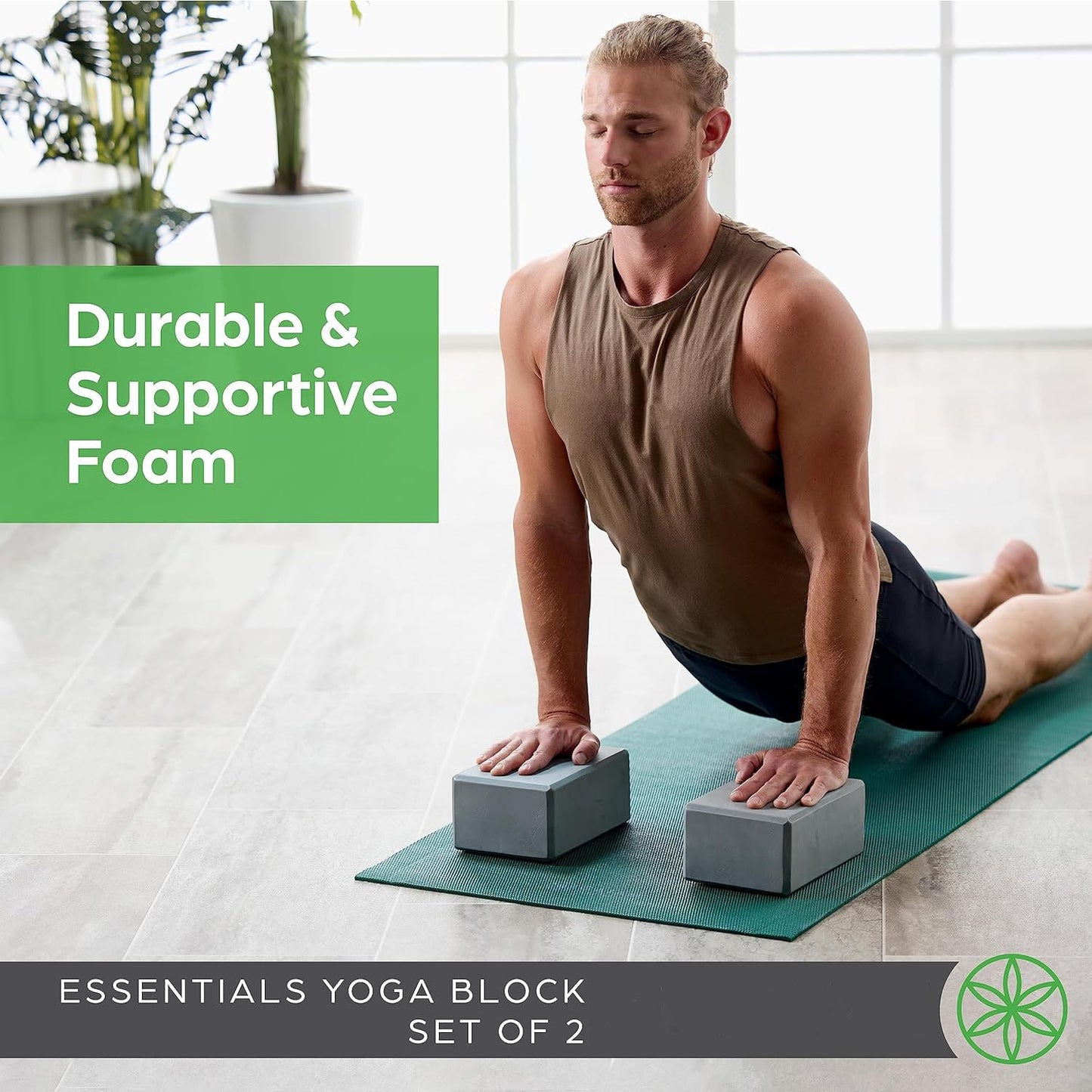 Yoga Block - Supportive Latex-Free Eva Foam