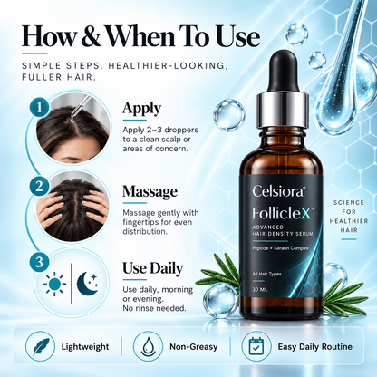 Celsiora® FollicleX™ Advanced Hair Density Serum